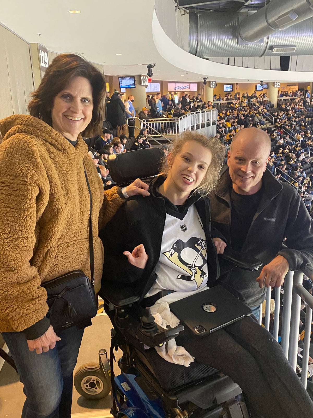 Brother Andre's Pens Game Outing and Christmas Party