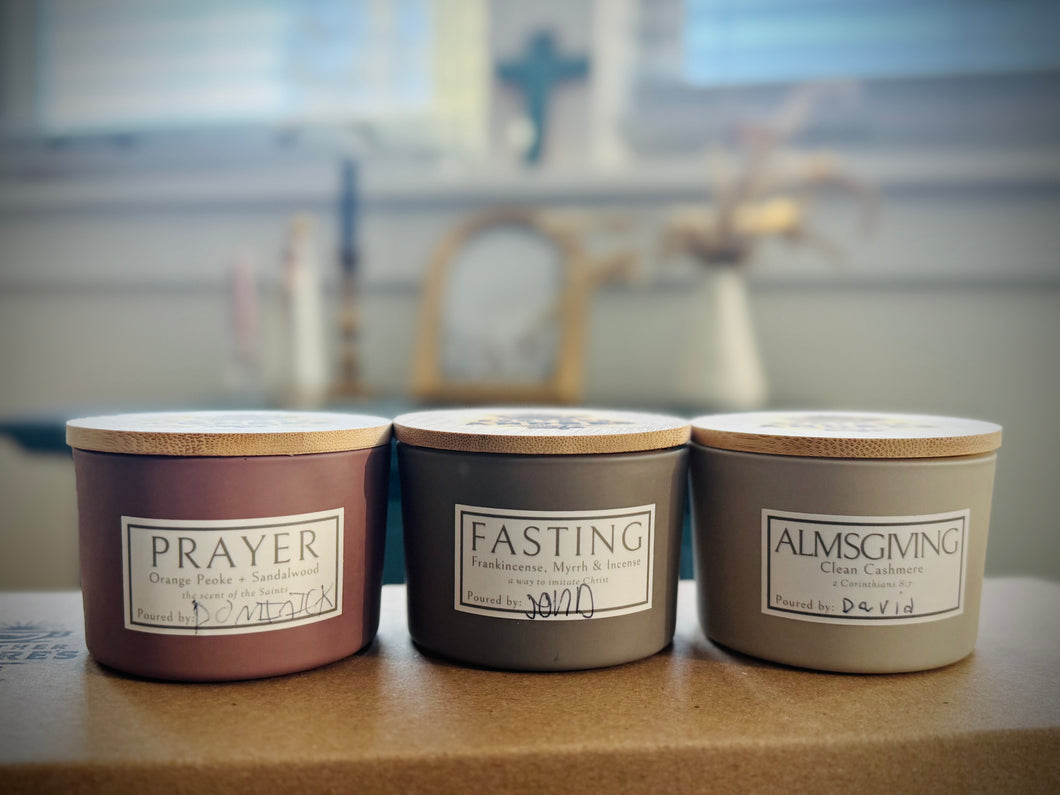 Prayer Candle Trio