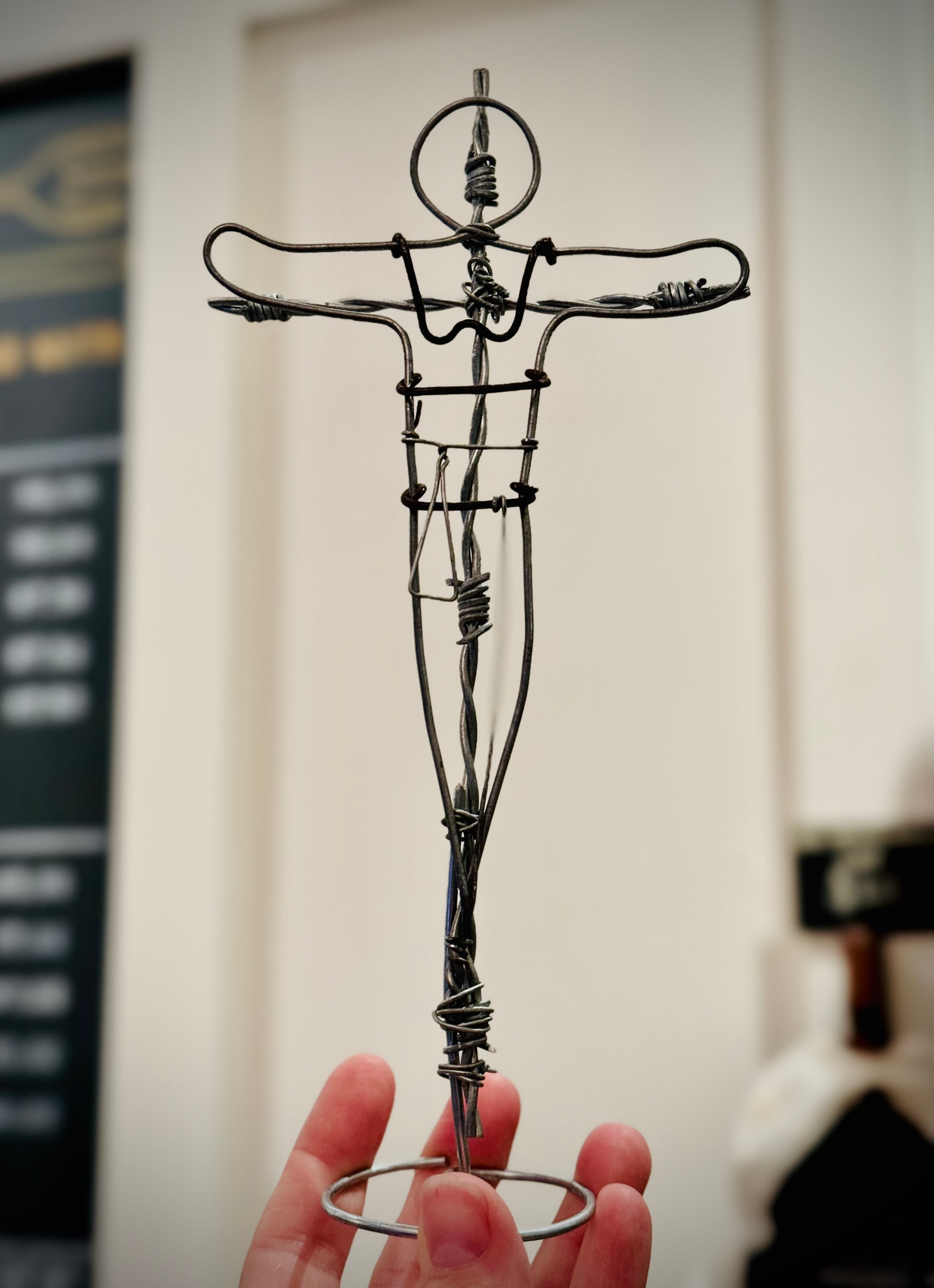 Mustard Seed Collection Wire Crucifix – Brother Andre's Cafe