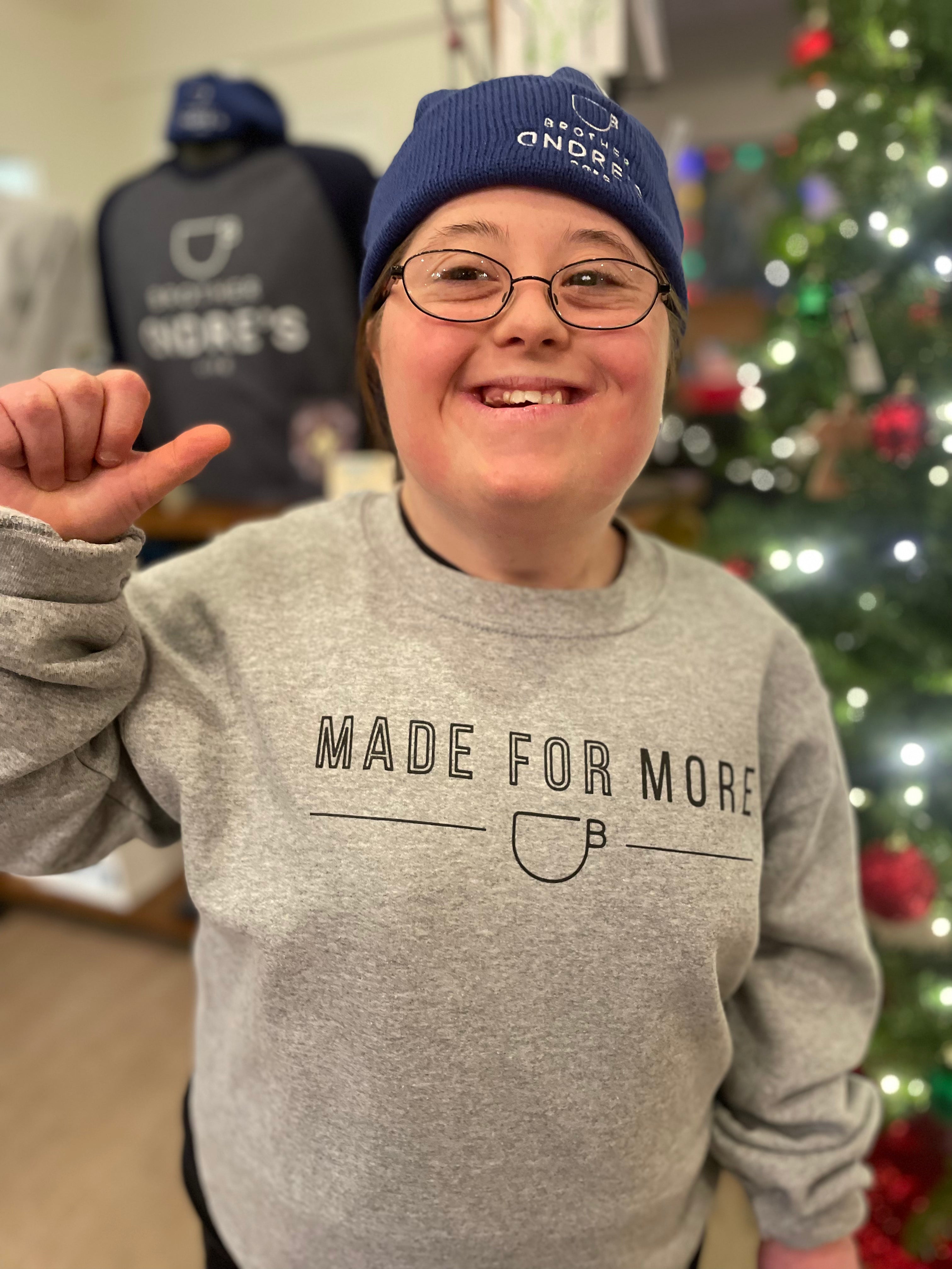MADE FOR MORE Crewneck Sweatshirt