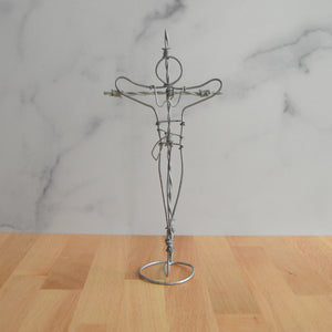 Mustard Seed Collection Wire Cross